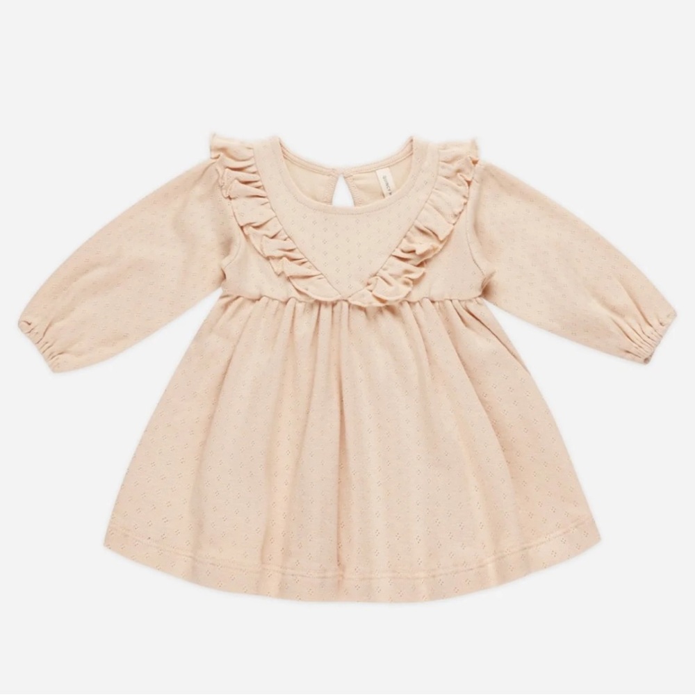 Quincy Mae ruffle dress 2-3T